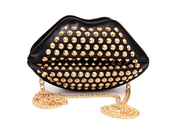 Bolsa lábios brilhantes