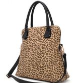Bolsa de leopardo com alça